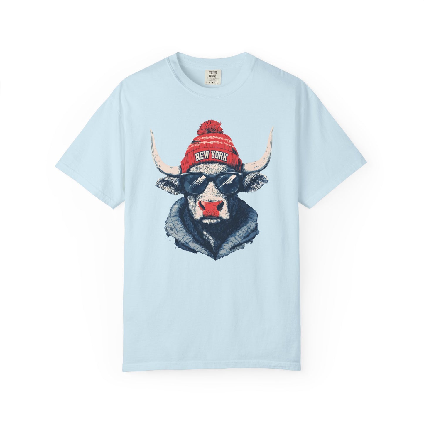 Football Spirit Animal Mascot Graphic T-shirt, Unisex Tee with New York Football team, Trendy Casual Wear, Gift for Him/Her