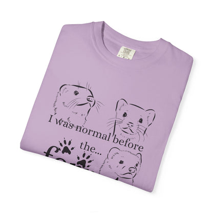 Whimsical Ferret T-shirt, Cute Animal Lover Tee, Gift for Pet Owners, Funny Graphic Tee, Ferret Mom/Dad Gift