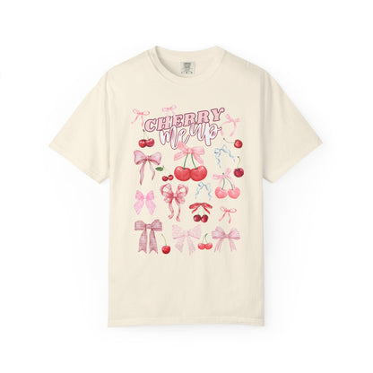 Cherry Themed Unisex T-Shirt, Cute Gift for Cherry Lovers, Summer Fashion Tee, Cute Casual Wear, Trendy Fruit Shirt