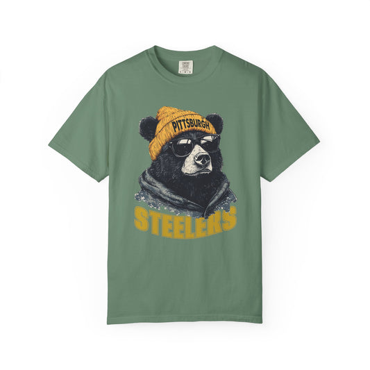 Pittsburgh Steelers Bear Spirit Animal T-Shirt | Unisex Football Fan Apparel