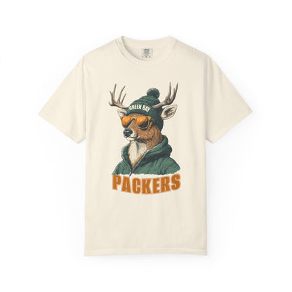 Green Bay Packers Spirit Animal Mascot Graphic Tee, Unisex T-Shirt, Casual Wear, Gift for Packers fans, Sports Fan Apparel