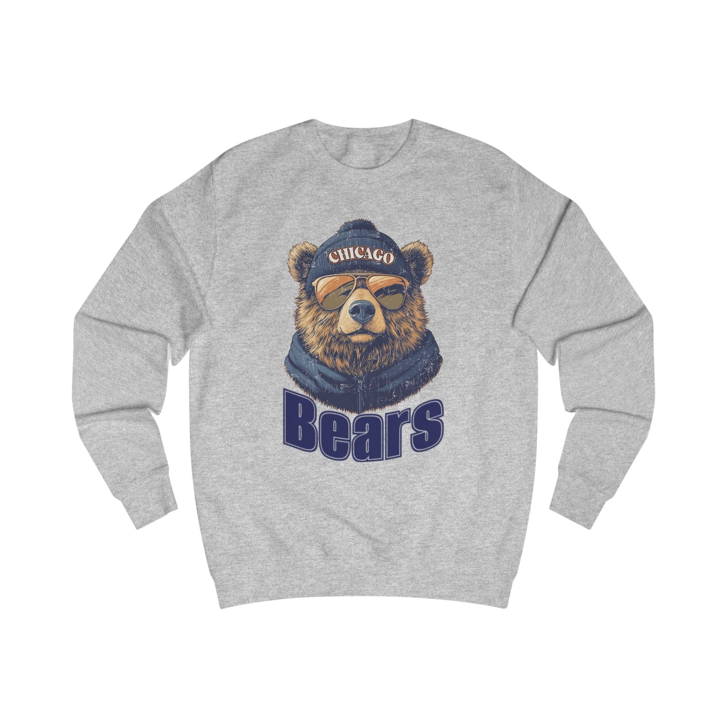 Chicago Bears Football Mascot Unisex Sweatshirt - Cozy Team Apparel for Game Day