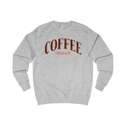 Coffee Lovers Club Unisex Sweatshirt, Cozy Gift for Coffee Enthusiasts, Perfect for Casual Outfits, Holiday Apparel, Trending Design