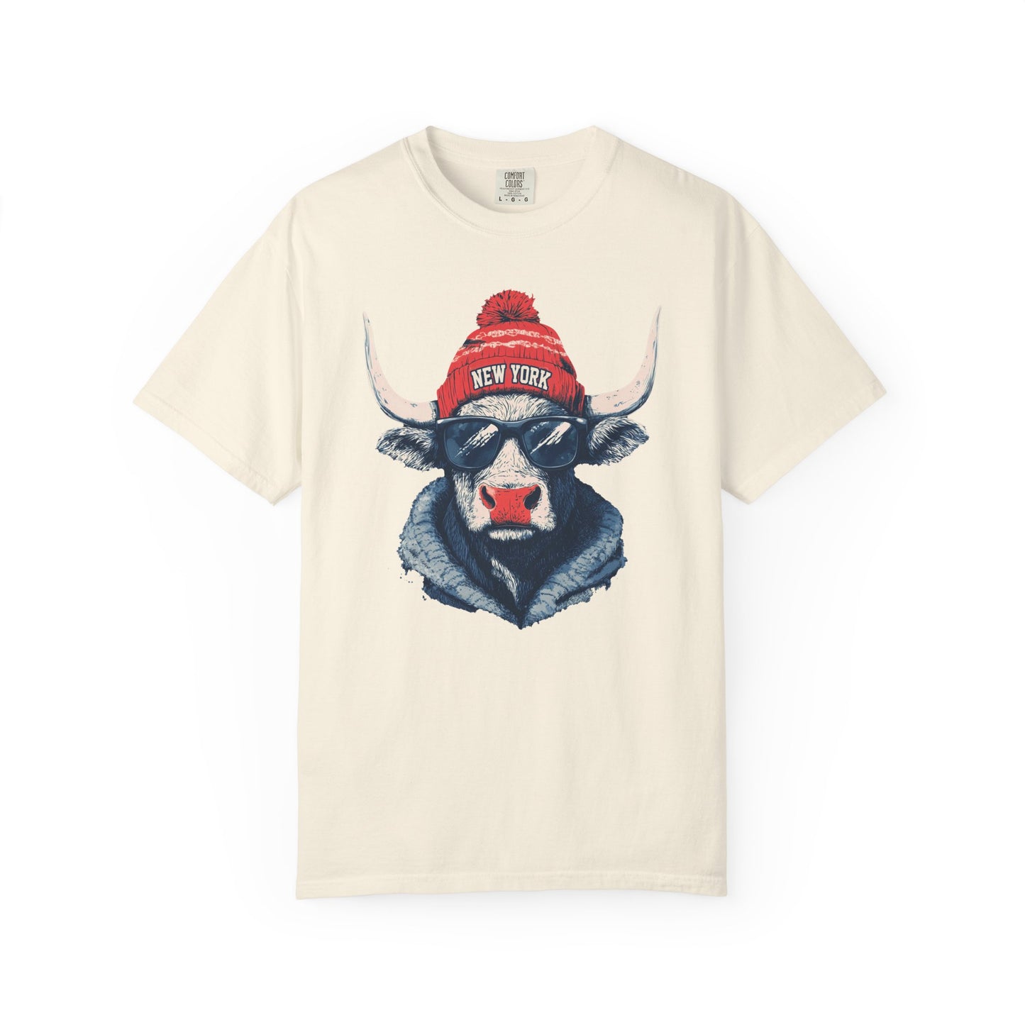 Football Spirit Animal Mascot Graphic T-shirt, Unisex Tee with New York Football team, Trendy Casual Wear, Gift for Him/Her