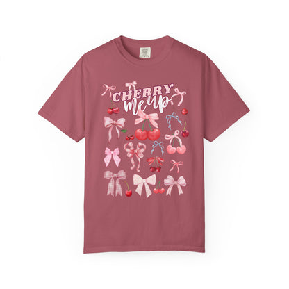 Cherry Themed Unisex T-Shirt, Cute Gift for Cherry Lovers, Summer Fashion Tee, Cute Casual Wear, Trendy Fruit Shirt