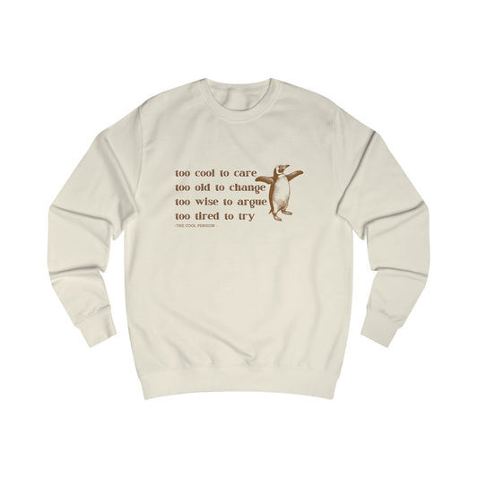 The Cool Penguin Advice Unisex Sweatshirt, Funny Gift for Friends, Comfy Layering Piece, Casual Style for Everyday Wear, Perfect for [...]