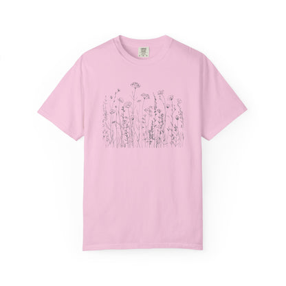 Nature-Inspired Unisex T-shirt, Vintage Floral Graphic Tee, Eco-Friendly Shirt, Gift for Nature Lovers, Casual Summer Wear