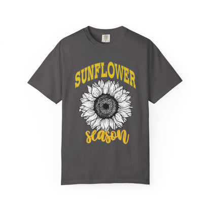 Sunflower Season T-Shirt | Unisex Floral Tee for Summer, Casual Wear, Gift for Plant Lovers, Nature Enthusiasts, Eco-Friendly Fashion