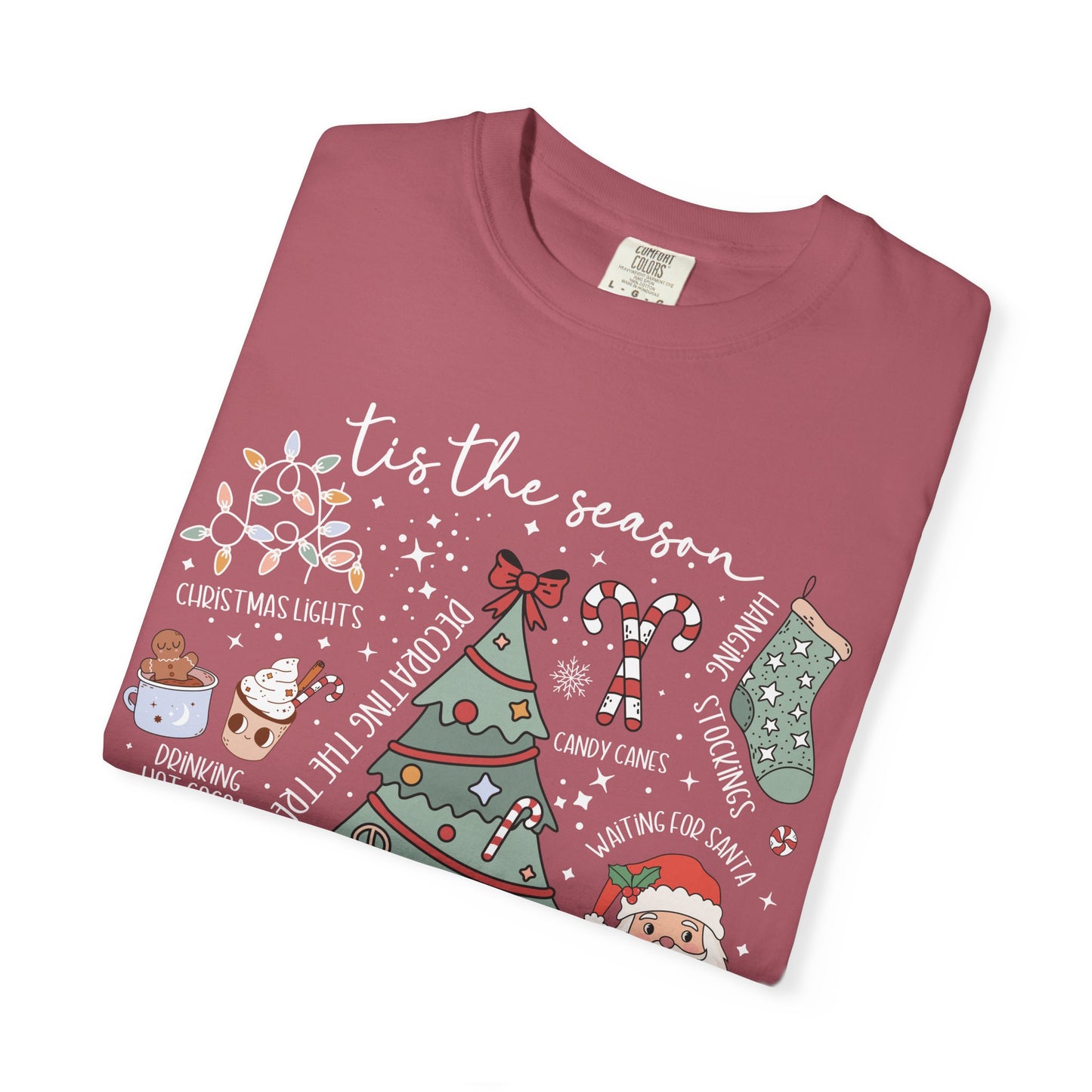Christmas Doodle Graphic T-shirt