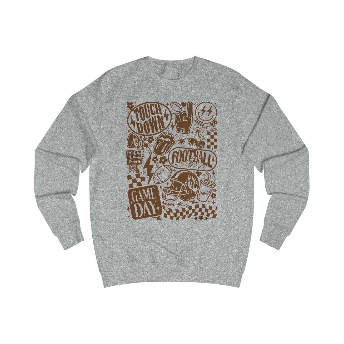 Game Day Sweatshirt - Touchdown Fashion, Unisex Football Hoodie, Perfect for Sports Fans, Tailgate Apparel, Gift for Him/Her