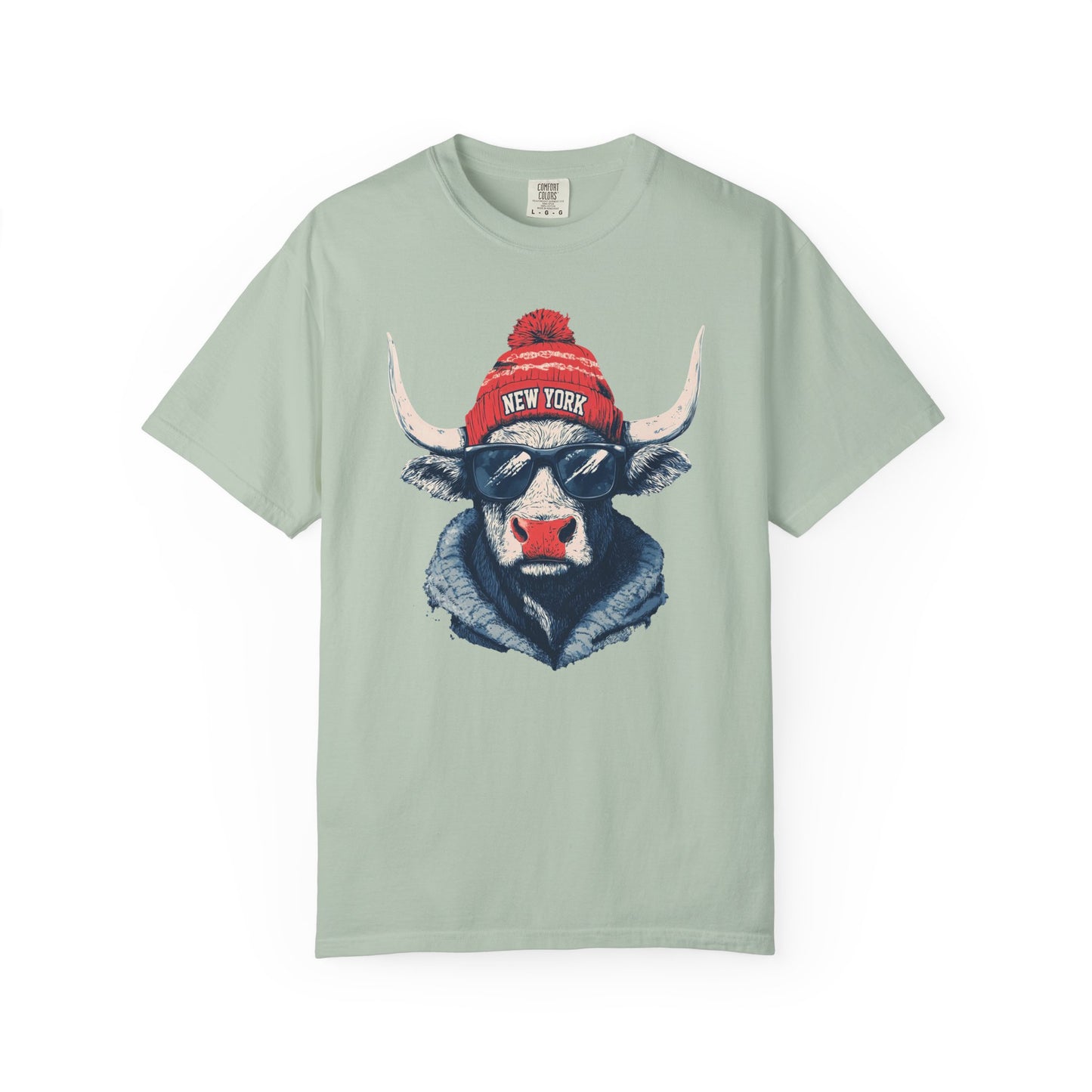 Football Spirit Animal Mascot Graphic T-shirt, Unisex Tee with New York Football team, Trendy Casual Wear, Gift for Him/Her