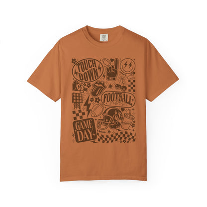 Football Game Day T-Shirt, Unisex Sports Tee, Touchdown Apparel, Casual Game Day Wear, Football Fan Gift, Autumn Sports Shirt
