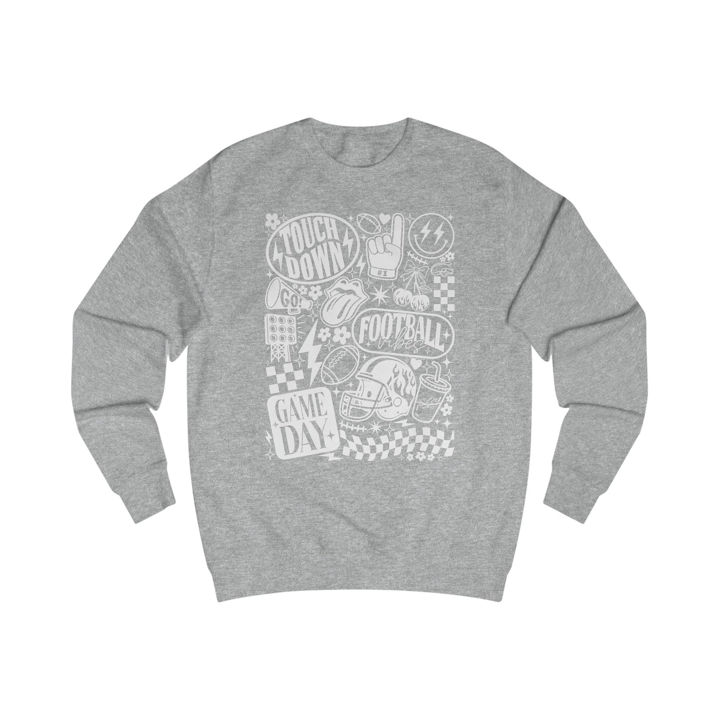Football Game Day Sweatshirt, Unisex Athletic Apparel, Perfect for Sports Fans, Touchdown Celebration Gear, Cozy Game Day Outfit