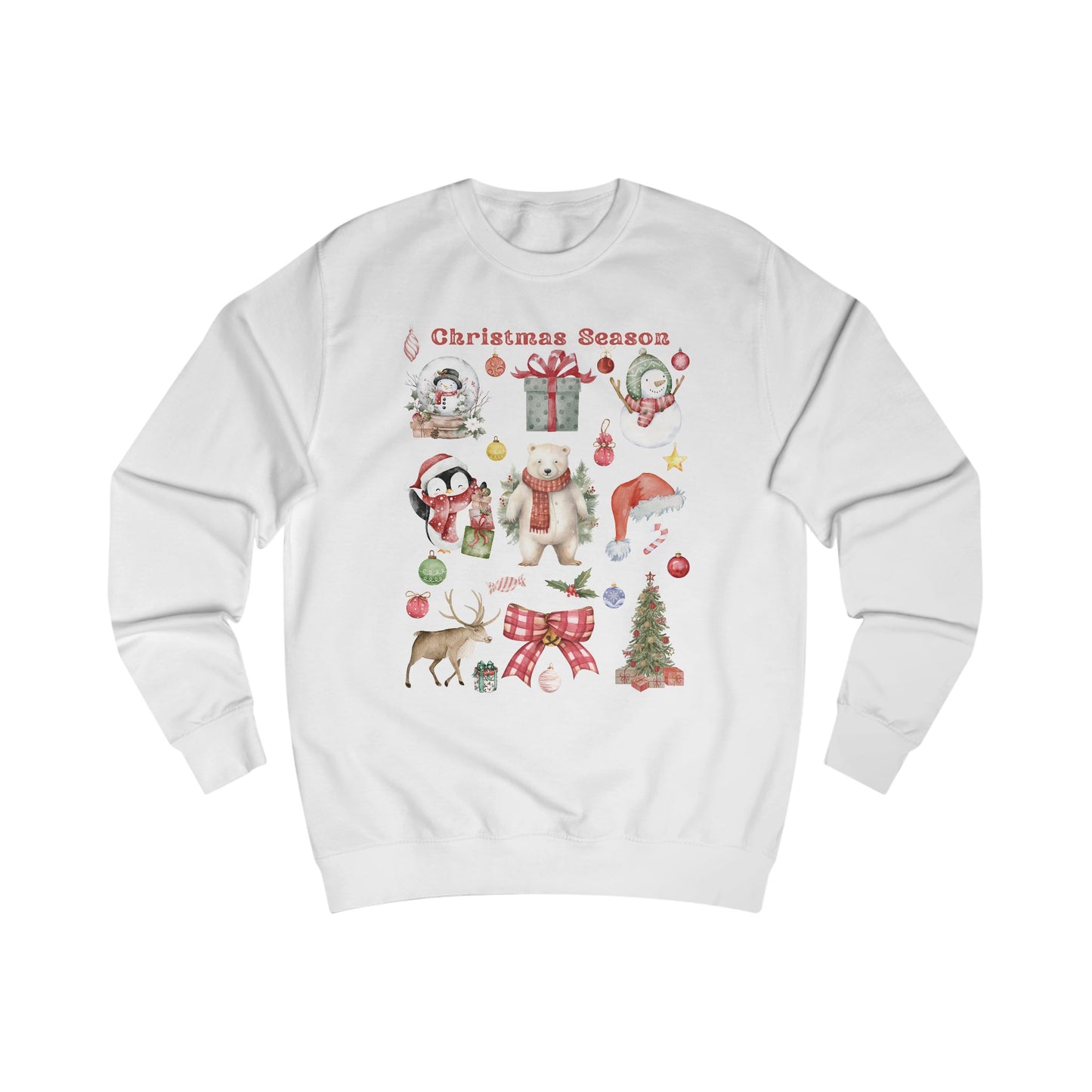 Christmas Season Unisex Sweatshirt, Holiday Apparel, Winter Fashion, Cozy Gift, Festive Sweatshirt, Cute Christmas Sweatshirt