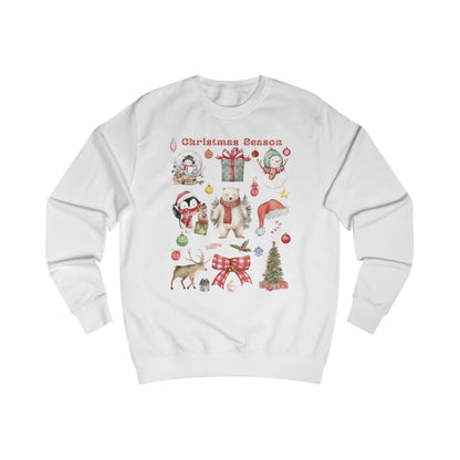 Christmas Season Unisex Sweatshirt, Holiday Apparel, Winter Fashion, Cozy Gift, Festive Sweatshirt, Cute Christmas Sweatshirt