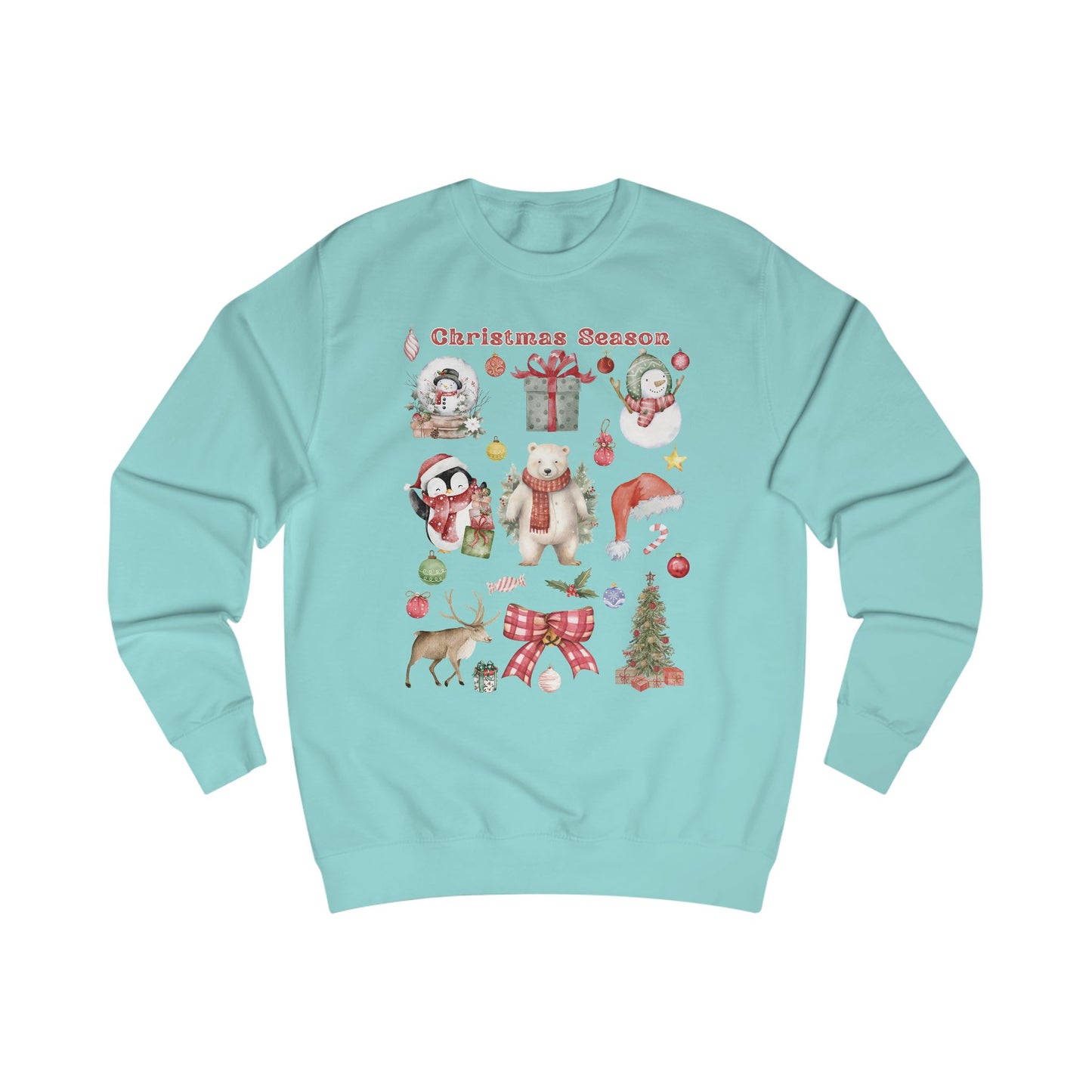 Christmas Season Unisex Sweatshirt, Holiday Apparel, Winter Fashion, Cozy Gift, Festive Sweatshirt, Cute Christmas Sweatshirt