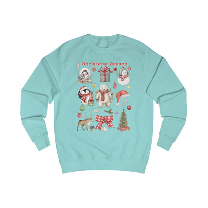 Christmas Season Unisex Sweatshirt, Holiday Apparel, Winter Fashion, Cozy Gift, Festive Sweatshirt, Cute Christmas Sweatshirt