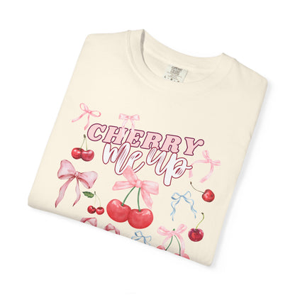 Cherry Themed Unisex T-Shirt, Cute Gift for Cherry Lovers, Summer Fashion Tee, Cute Casual Wear, Trendy Fruit Shirt