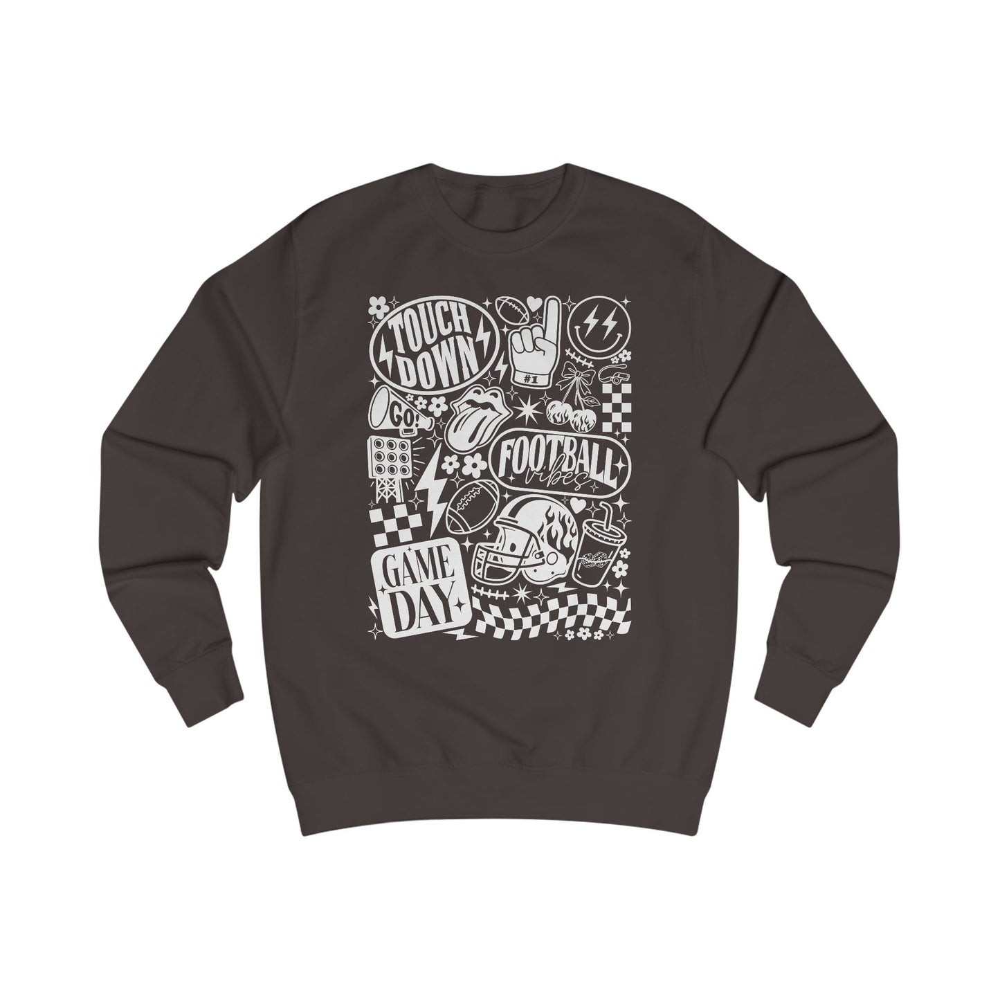 Football Game Day Sweatshirt, Unisex Athletic Apparel, Perfect for Sports Fans, Touchdown Celebration Gear, Cozy Game Day Outfit