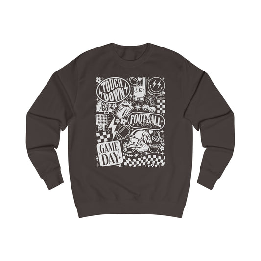 Football Game Day Sweatshirt, Unisex Athletic Apparel, Perfect for Sports Fans, Touchdown Celebration Gear, Cozy Game Day Outfit
