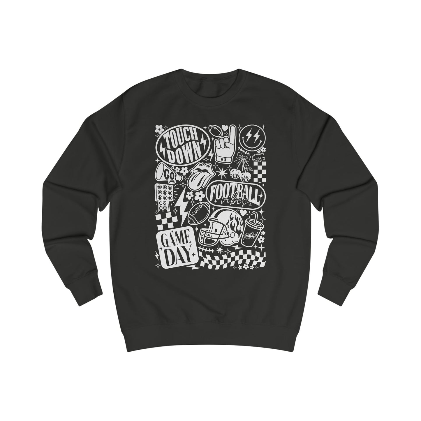 Football Game Day Sweatshirt, Unisex Athletic Apparel, Perfect for Sports Fans, Touchdown Celebration Gear, Cozy Game Day Outfit