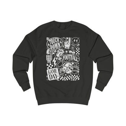 Football Game Day Sweatshirt, Unisex Athletic Apparel, Perfect for Sports Fans, Touchdown Celebration Gear, Cozy Game Day Outfit