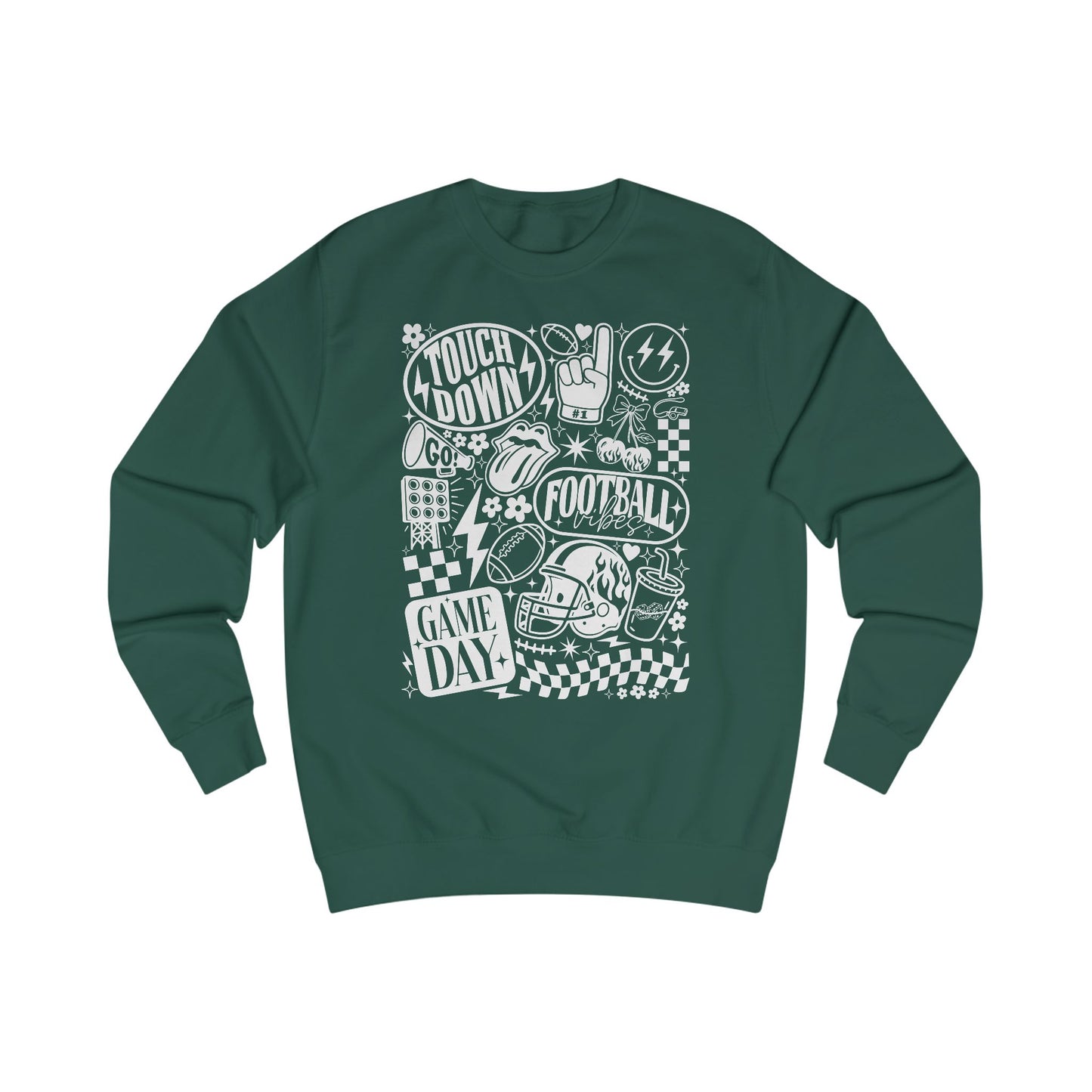 Football Game Day Sweatshirt, Unisex Athletic Apparel, Perfect for Sports Fans, Touchdown Celebration Gear, Cozy Game Day Outfit