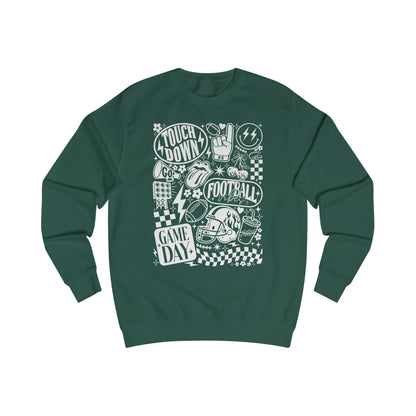 Football Game Day Sweatshirt, Unisex Athletic Apparel, Perfect for Sports Fans, Touchdown Celebration Gear, Cozy Game Day Outfit