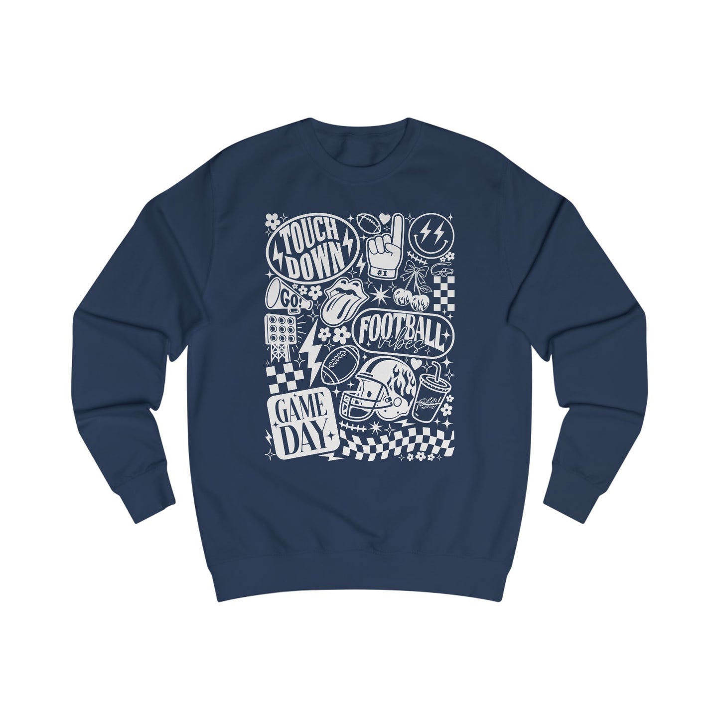 Football Game Day Sweatshirt, Unisex Athletic Apparel, Perfect for Sports Fans, Touchdown Celebration Gear, Cozy Game Day Outfit