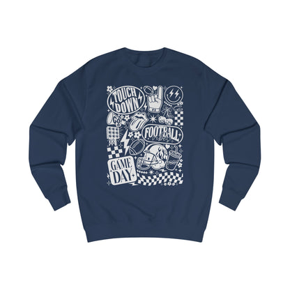 Football Game Day Sweatshirt, Unisex Athletic Apparel, Perfect for Sports Fans, Touchdown Celebration Gear, Cozy Game Day Outfit