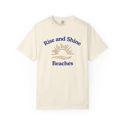 Sunrise Beach Vibes T-shirt, Casual Summer Tee, Unisex Beachwear, Vacation Outfit, Gift for Beach Lovers, Relaxed Fit Tee