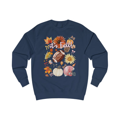 Cozy Fall Sweatshirt, Autumn Vibes Pullover, Unisex Sweatshirt for Football Season, Thanksgiving Gift, Seasonal Outfit