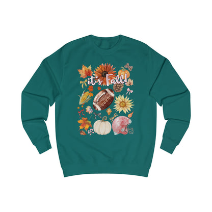 Cozy Fall Sweatshirt, Autumn Vibes Pullover, Unisex Sweatshirt for Football Season, Thanksgiving Gift, Seasonal Outfit