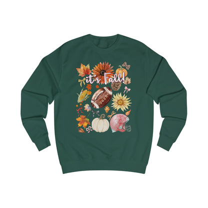 Cozy Fall Sweatshirt, Autumn Vibes Pullover, Unisex Sweatshirt for Football Season, Thanksgiving Gift, Seasonal Outfit