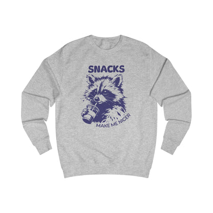 Playful Raccoon Sweatshirt - Raccoon Design, Funny Gift for Animal Lovers, Cozy Casual Wear, Unique Holiday Present, Cute Graphic Top