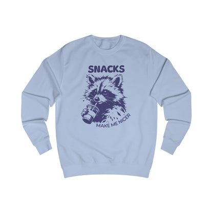 Playful Raccoon Sweatshirt - Raccoon Design, Funny Gift for Animal Lovers, Cozy Casual Wear, Unique Holiday Present, Cute Graphic Top