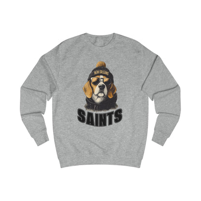 Beagle New Orleans Saints Football team Spirit Animal Mascot Sweatshirt - Spirit Animal Football team Mascot sweatshirt, Sports Fans, Cute Gift for Holidays, All-Season Wear