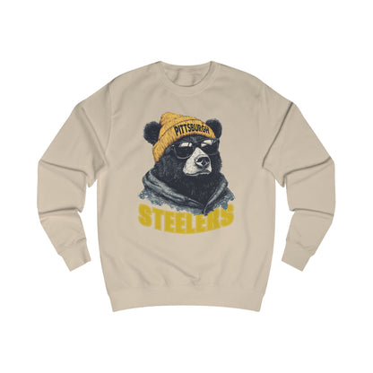 Pittsburgh Steelers Spirit Animal Mascot Bear Unisex Sweatshirt - Cozy Sports Apparel and Gift for Fans