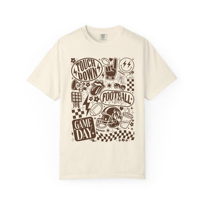 Football Game Day T-Shirt, Unisex Sports Tee, Touchdown Apparel, Casual Game Day Wear, Football Fan Gift, Autumn Sports Shirt