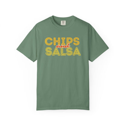 Chips and Salsa Unisex T-shirt, Casual Summer Tee, Foodie Gift, Gift for Friends, Cute Graphic Top, Comfortable Everyday Wear