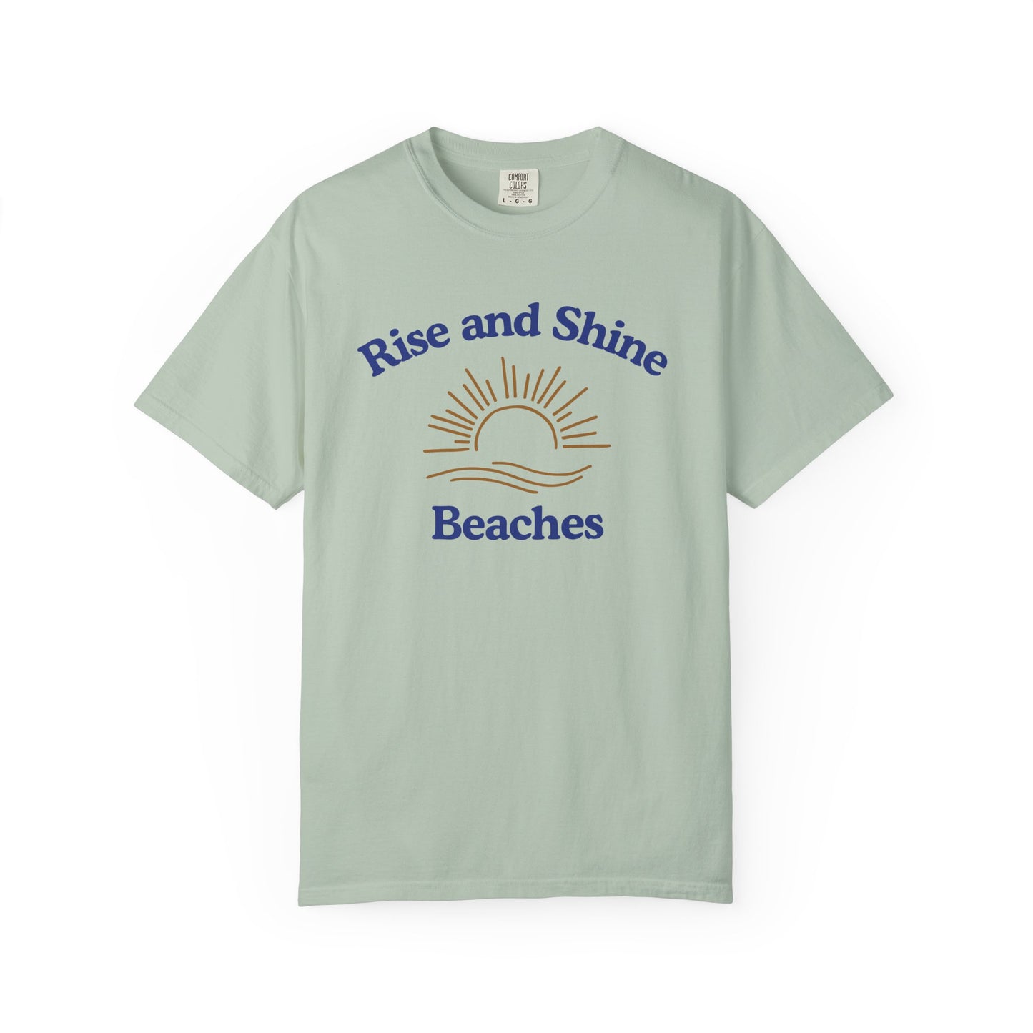 Sunrise Beach Vibes T-shirt, Casual Summer Tee, Unisex Beachwear, Vacation Outfit, Gift for Beach Lovers, Relaxed Fit Tee