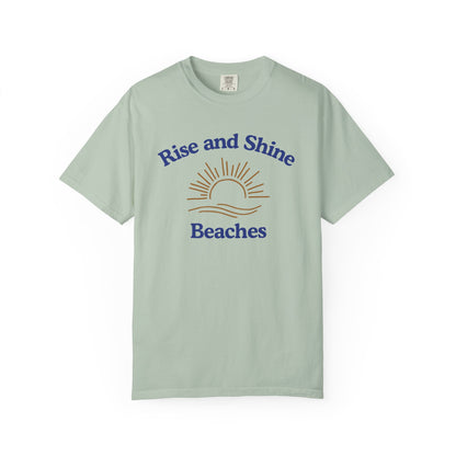 Sunrise Beach Vibes T-shirt, Casual Summer Tee, Unisex Beachwear, Vacation Outfit, Gift for Beach Lovers, Relaxed Fit Tee